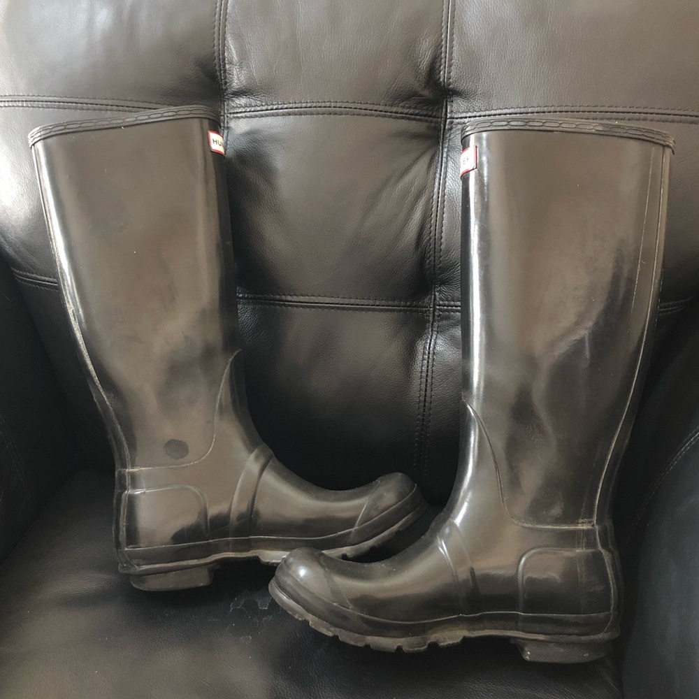 Black Hunter Boots - Picture 3 of 6